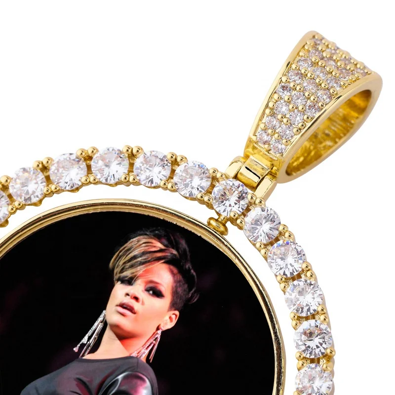 56mm X 40mm Mens Women Hip Hop Gold Silver Rose Color Cubic Zirconia Jewelry CZ Sublimation Round Custom Pet Dog Photo Pendants, Color,silver,rose
56mm X 40mm Mens Women Hip Hop Gold Silver Rose Color Cubic Zirconia Jewelry CZ Sublimation Round Custom Pet Dog Photo Pendants, Color,silver,rose