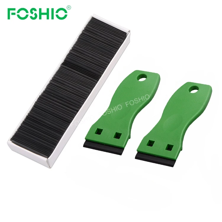 FOSHIO Best Selling Double Edged Window Cleaning Oven Ceramic Razor Blade Scraper Set Detailer
FOSHIO Best Selling Double Edged Window Cleaning Oven Ceramic Razor Blade Scraper Set Detailer
