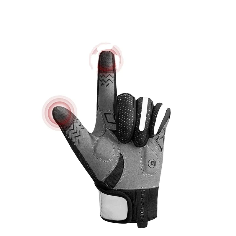 Shockproof Touch Cycling Autumn Winter Bicycle Gloves Touch Screen Warm Windproof Full Finger bicycle hand gloves sport CBR OEM
Shockproof Touch Cycling Autumn Winter Bicycle Gloves Touch Screen Warm Windproof Full Finger bicycle hand gloves sport CBR OEM