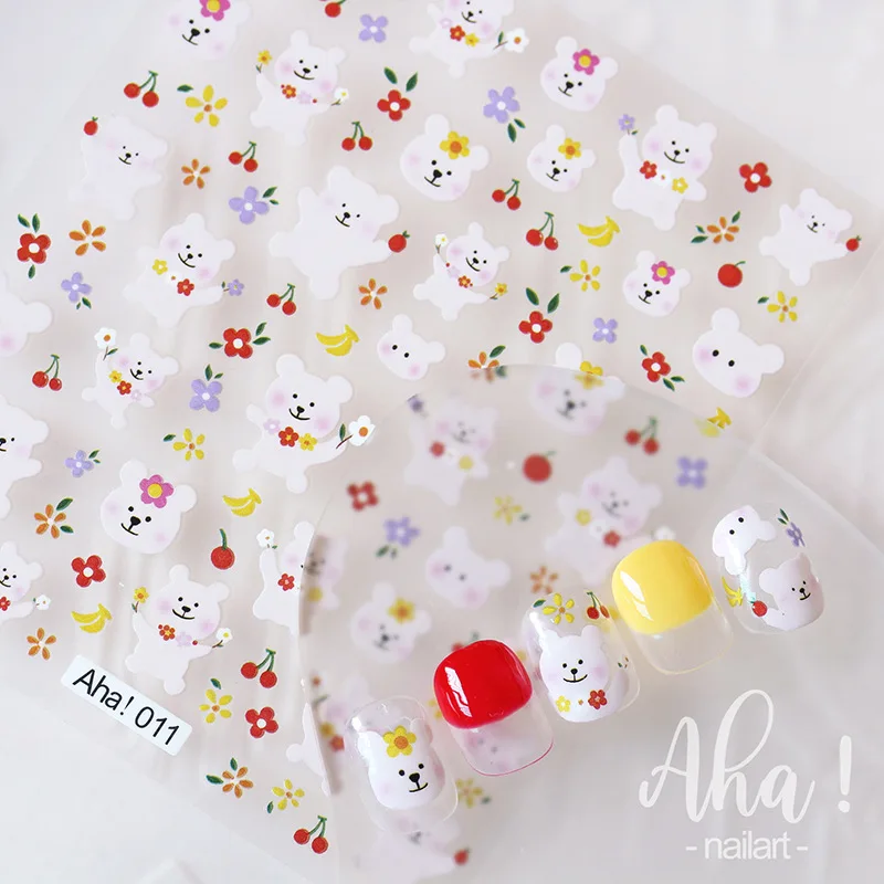 Aha001-012 Newest Design Cute Cartoon Bunny Peach Flower Nail Art Adhesive Sticker Applique Nail Jewelry Decoration
Aha001-012 Newest Design Cute Cartoon Bunny Peach Flower Nail Art Adhesive Sticker Applique Nail Jewelry Decoration