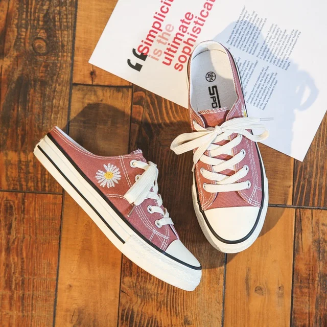 2020 new little daisies half drag canvas shoes women's shoes, Khaki,blue,purple,and black
2020 new little daisies half drag canvas shoes women's shoes, Khaki,blue,purple,and black