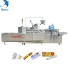 Full automatic boxing packing machine for medical biscuit food carton with hot melt glue