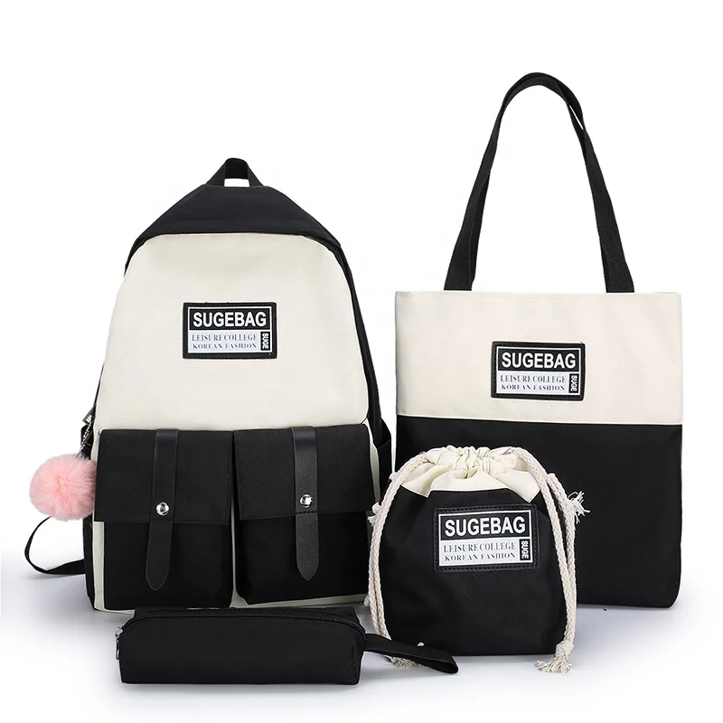 New Design Assorted colors Canvas School Backpacks College Backpack for girls 4pcs set backpack Swagger bag with logo waterproof, Red;black;pink;green;customized
New Design Assorted colors Canvas School Backpacks College Backpack for girls 4pcs set backpack Swagger bag with logo waterproof, Red;black;pink;green;customized