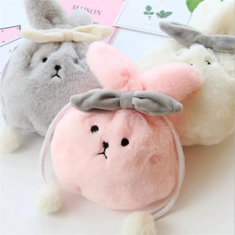 Cute cartoon fluffy rabbit rabbit storage bear rabbit ears bow draw rope bundle pocket storage drawstring cosmetic bag
Cute cartoon fluffy rabbit rabbit storage bear rabbit ears bow draw rope bundle pocket storage drawstring cosmetic bag