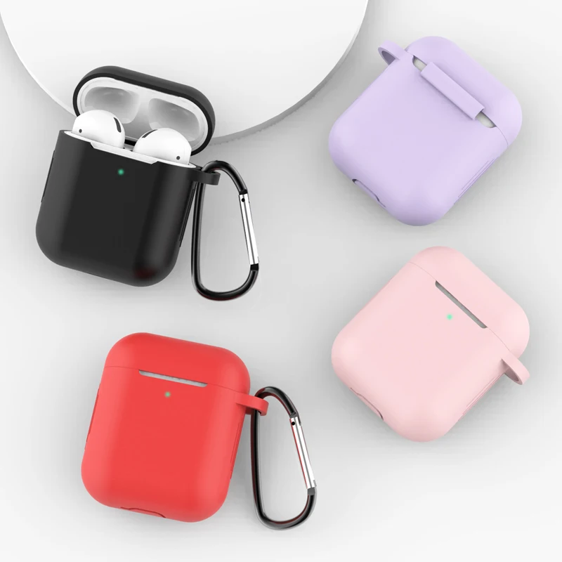 New Silicon Case For Apple Airpod Cover One-piece Headphone Solid Color Skin Case For Apple Airpod 1/2 Shockproof Case, Multi colors
New Silicon Case For Apple Airpod Cover One-piece Headphone Solid Color Skin Case For Apple Airpod 1/2 Shockproof Case, Multi colors