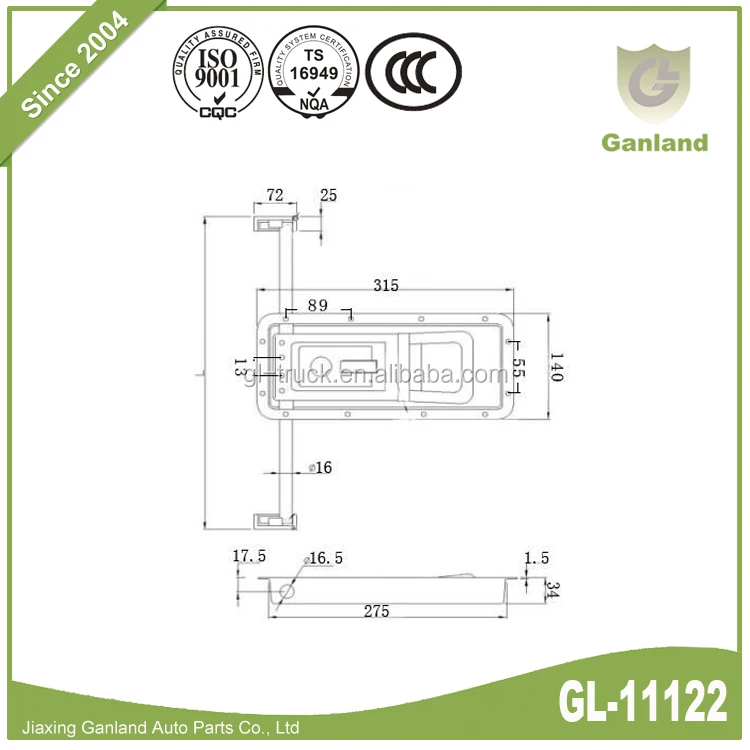 Refrigerated Truck Locks Stainless Steel Door Lock.jpg