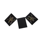 Custom high quality woven labels double sided in garment