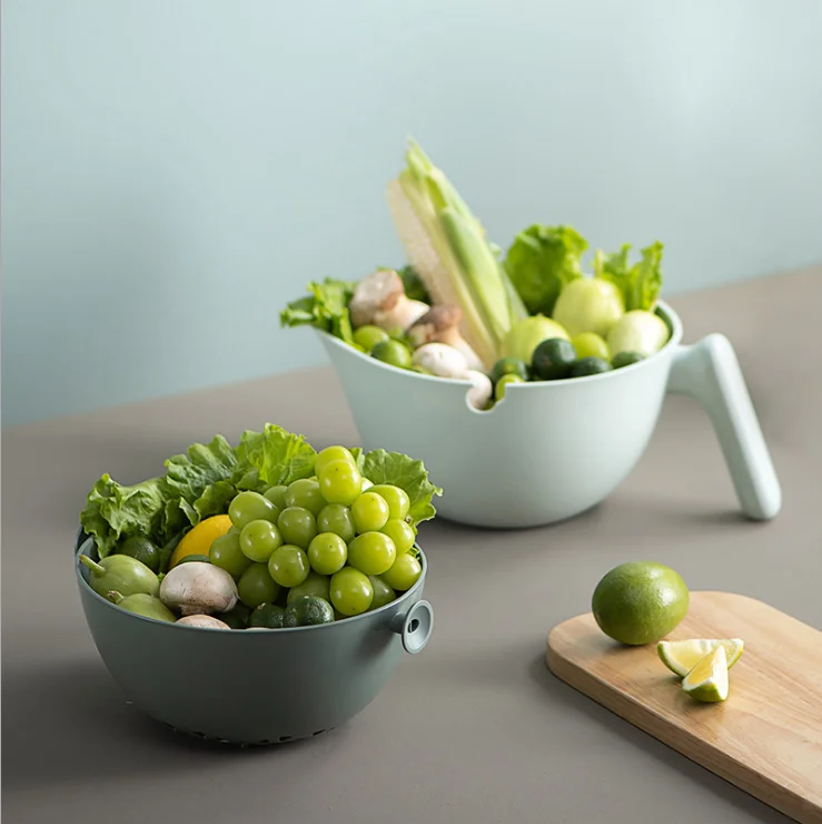 Drain basket Vegetable fruit drain basket double-layer rotating plastic washing kitchen storage multi fruit drain, Customized color
Drain basket Vegetable fruit drain basket double-layer rotating plastic washing kitchen storage multi fruit drain, Customized color