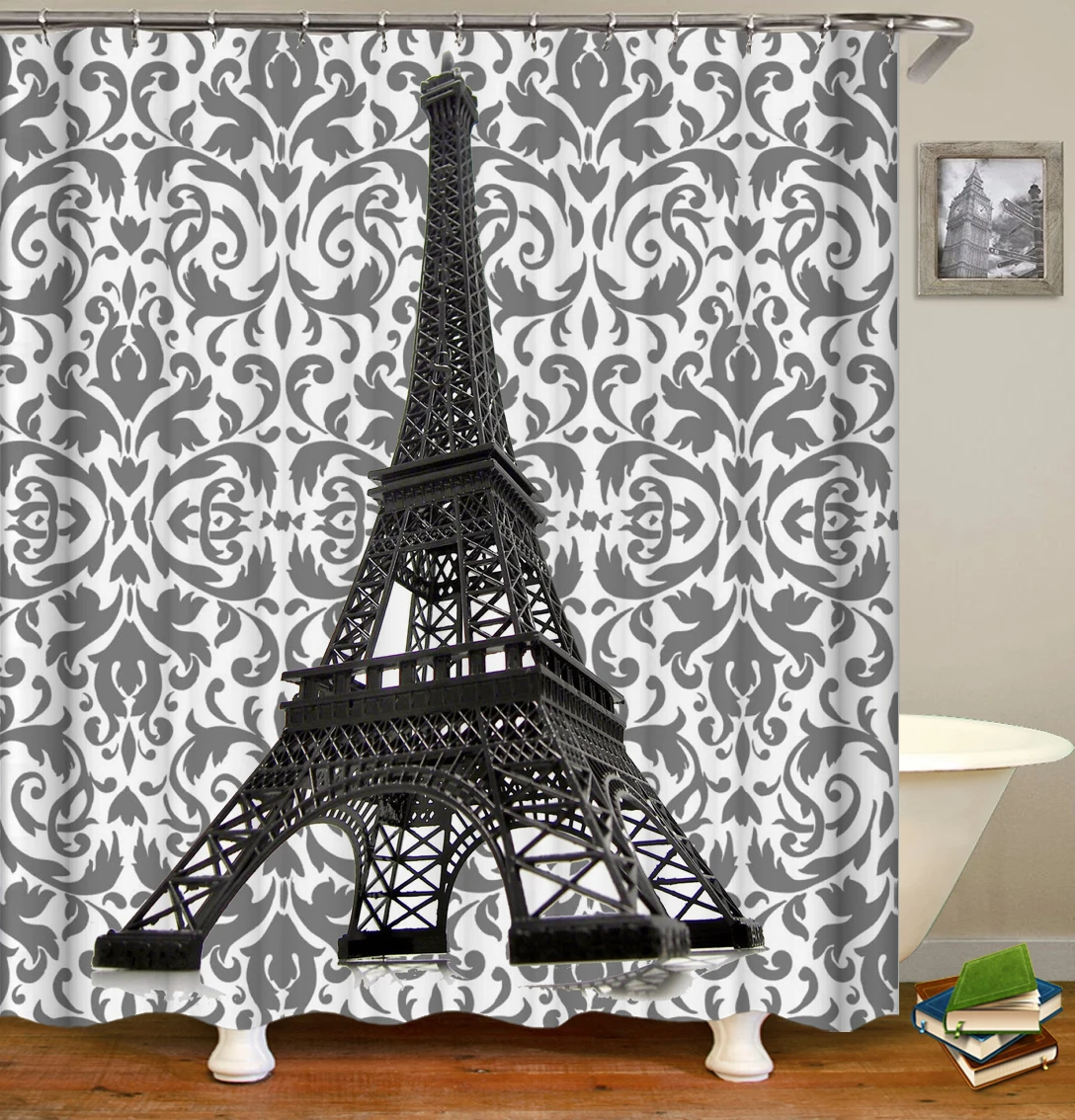 Digital Printing Custom Bathroom Shower Curtain, Polyester Waterproof Shower Curtain Bathroom, 3D Print Fabric Shower Curtain
Digital Printing Custom Bathroom Shower Curtain, Polyester Waterproof Shower Curtain Bathroom, 3D Print Fabric Shower Curtain