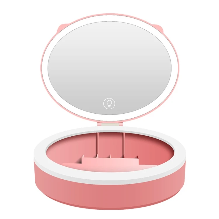 Factory Professional Released Hollywood Round Makeup Mirror With LED Light Strip, Pink
Factory Professional Released Hollywood Round Makeup Mirror With LED Light Strip, Pink