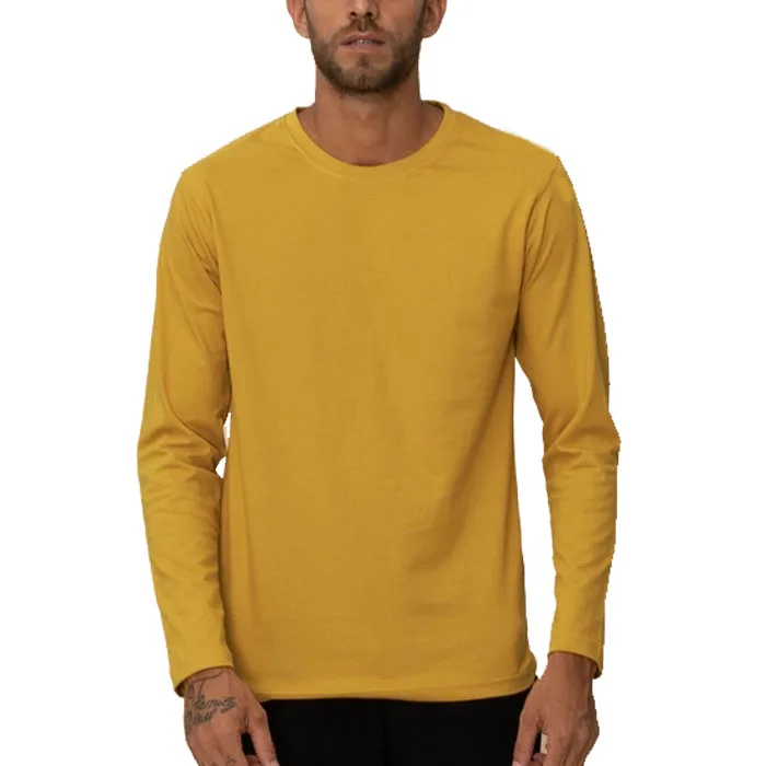 Oem High Quality Manufacturer Supply Customized Crew Neck Long Sleeve Adult Men T Shirt
Oem High Quality Manufacturer Supply Customized Crew Neck Long Sleeve Adult Men T Shirt