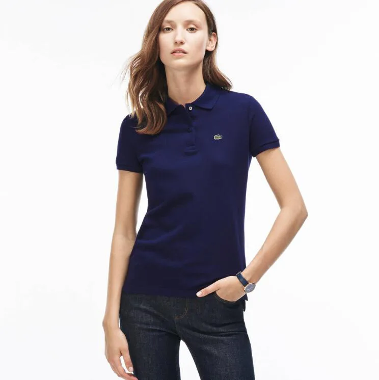 AliExpress Hot Style Women Short Sleeve Lapels Embroidered Custom Logo T-shirt Ladies Polo T-shirt
AliExpress Hot Style Women Short Sleeve Lapels Embroidered Custom Logo T-shirt Ladies Polo T-shirt