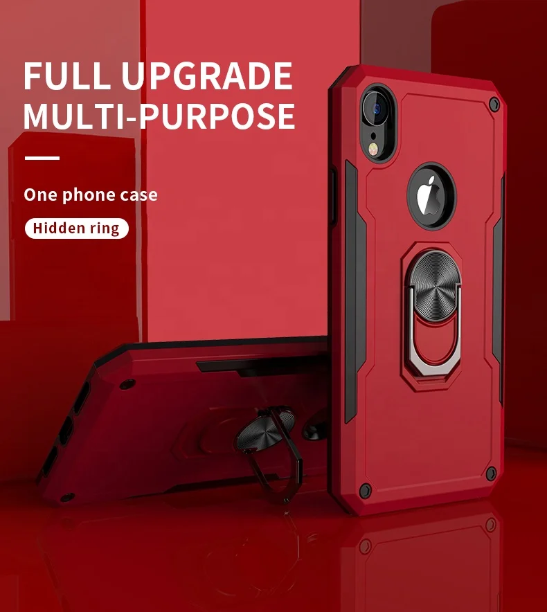 New coming hard pc tpu 360 rotation hidden metal ring stand phone back cover for iPhone XR, Multi
New coming hard pc tpu 360 rotation hidden metal ring stand phone back cover for iPhone XR, Multi