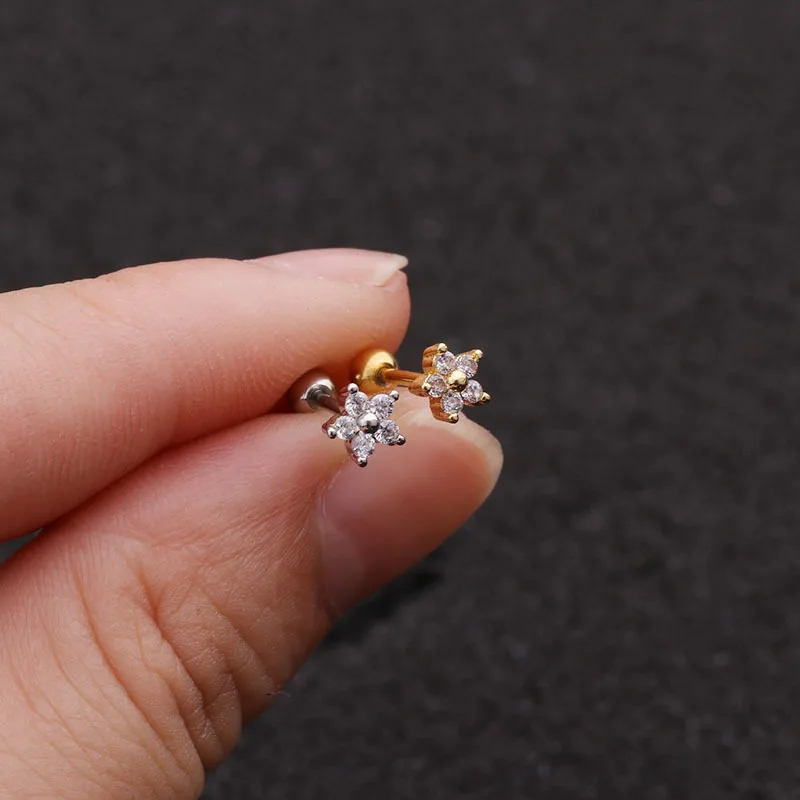 2021 Sailing Piercing Jewelry Star Charms CZ Cartilage Stud Earrings Earlobe Moon Star Screw Back Stud Earring
2021 Sailing Piercing Jewelry Star Charms CZ Cartilage Stud Earrings Earlobe Moon Star Screw Back Stud Earring