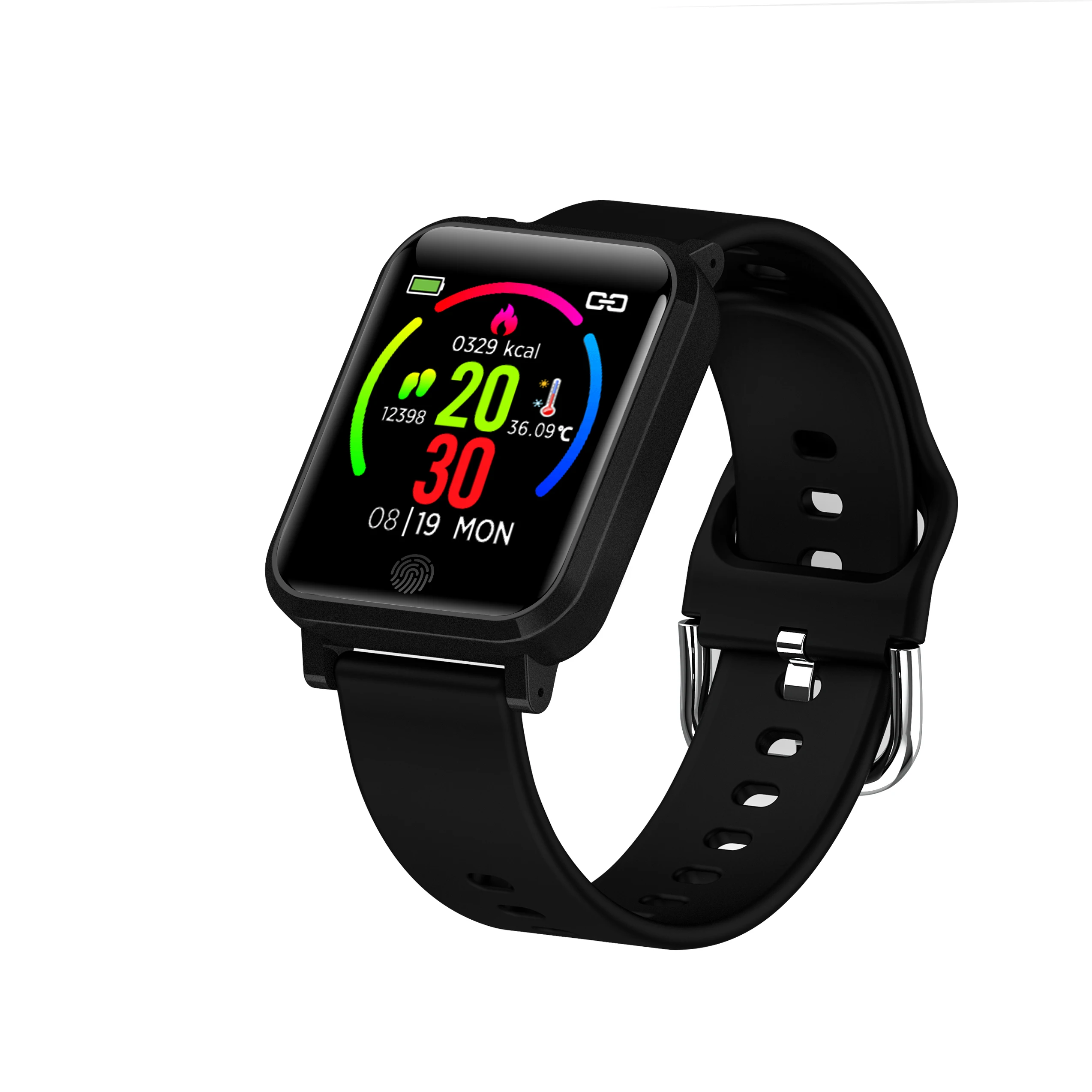 Smart Bracelet with Temperature Detective, Sport Smart Watch with Heart Rate Monitoring, Smart Watch for Men Women
Smart Bracelet with Temperature Detective, Sport Smart Watch with Heart Rate Monitoring, Smart Watch for Men Women