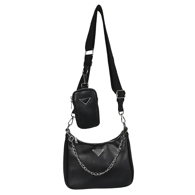 2020 Black Shoulder Bag Designer With Mini Pocket Crocodile Purses Handbag Female Crossbody Bag Luxury Brand Bags
2020 Black Shoulder Bag Designer With Mini Pocket Crocodile Purses Handbag Female Crossbody Bag Luxury Brand Bags
