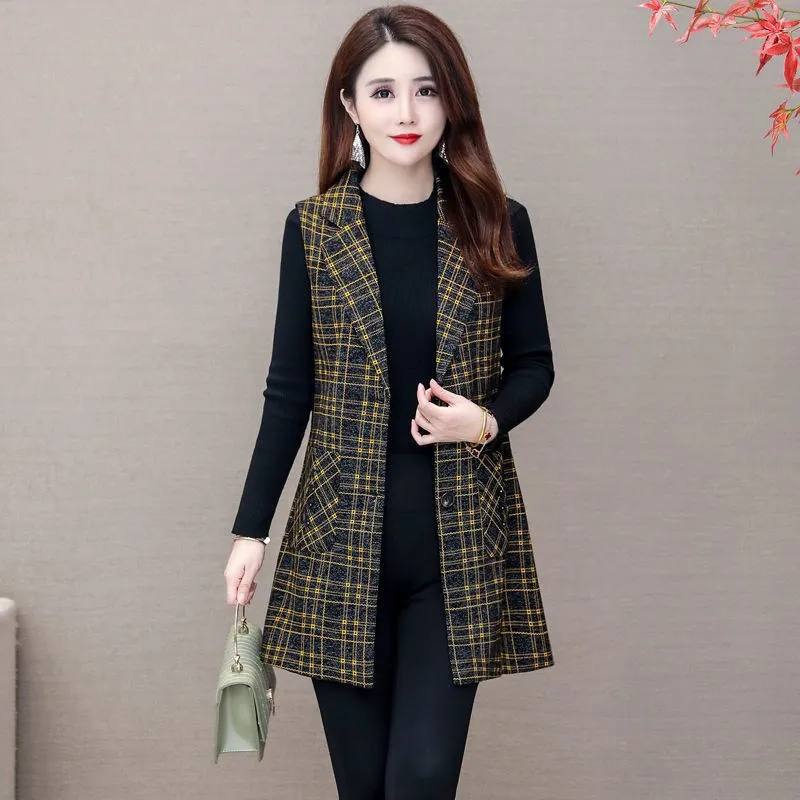 Korea hot sell plaid thin coat double button print jacket women slim fit elegant boomer jacket women, Picture color
Korea hot sell plaid thin coat double button print jacket women slim fit elegant boomer jacket women, Picture color
