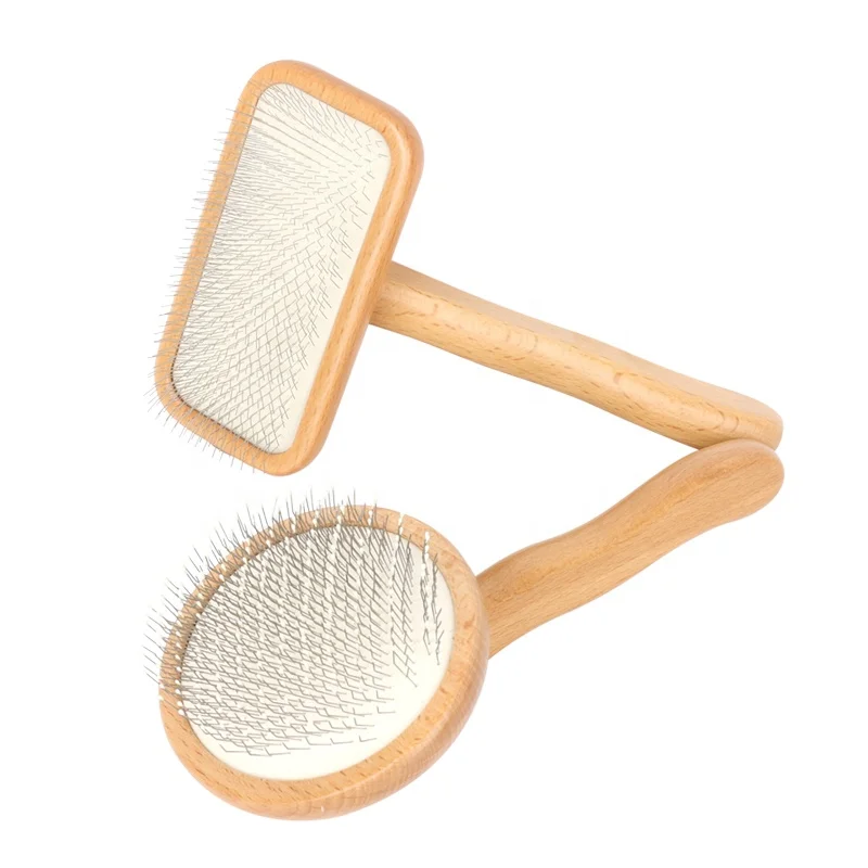 Factory Wholesale Pvc Box Packaging Cat Pet Pin Hair Brush Wooden Pet Dog Grooming Slicker Brush, Natural
Factory Wholesale Pvc Box Packaging Cat Pet Pin Hair Brush Wooden Pet Dog Grooming Slicker Brush, Natural