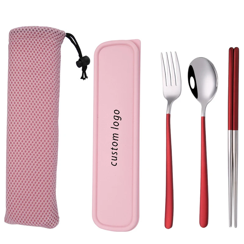 Travel Utensils Set Gold Stainless Steel Camping Portable Cutlery Set With Case, Red,pink,blue,white,black
Travel Utensils Set Gold Stainless Steel Camping Portable Cutlery Set With Case, Red,pink,blue,white,black