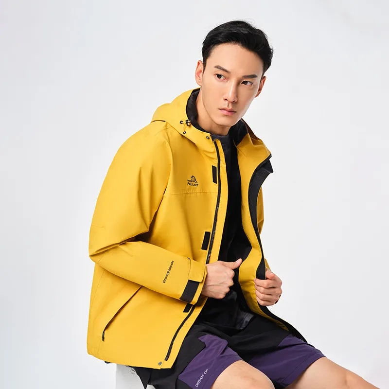 Pelliot high quality men windproof waterproof jacket hiking hardshell jacket, Navy blue, gray blue, yellow, black, customized color
Pelliot high quality men windproof waterproof jacket hiking hardshell jacket, Navy blue, gray blue, yellow, black, customized color