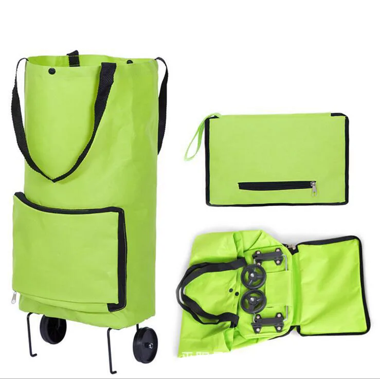 High Quality Waterproof Polyester Foldable Shopping Trolley Bag with 2 wheels, Green, orange or customized color
High Quality Waterproof Polyester Foldable Shopping Trolley Bag with 2 wheels, Green, orange or customized color