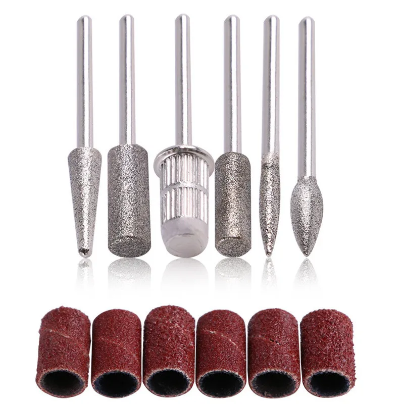 NAD001 6Pcs nail drill bit set with sanding round for electric nail drill pen nails art bits tool
NAD001 6Pcs nail drill bit set with sanding round for electric nail drill pen nails art bits tool