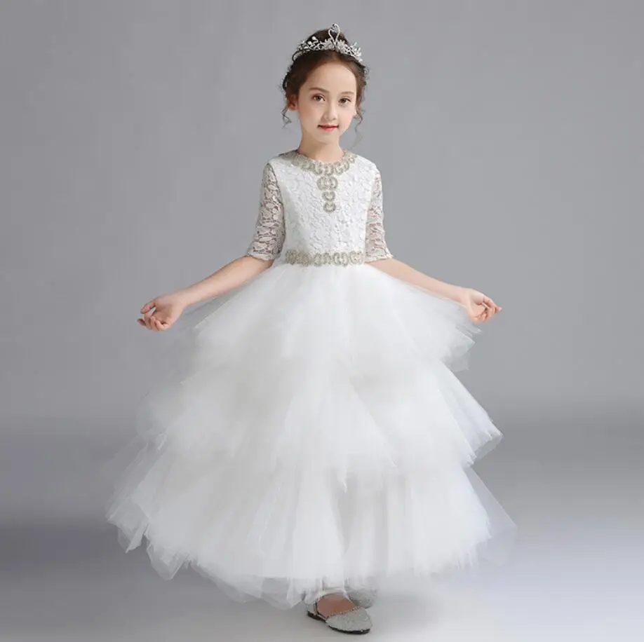 Party Nice Lace Tulle Children Dresses Half Sleeves Lace Tulle Children Dresses, Customized color
Party Nice Lace Tulle Children Dresses Half Sleeves Lace Tulle Children Dresses, Customized color