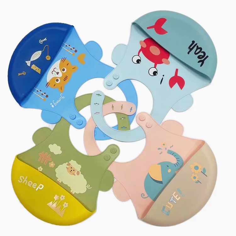 Wash Free Adjustable Lovely Cartoon Animal Picture Waterproof Saliva Dripping Soft Silicone Children Bib Printed
Wash Free Adjustable Lovely Cartoon Animal Picture Waterproof Saliva Dripping Soft Silicone Children Bib Printed