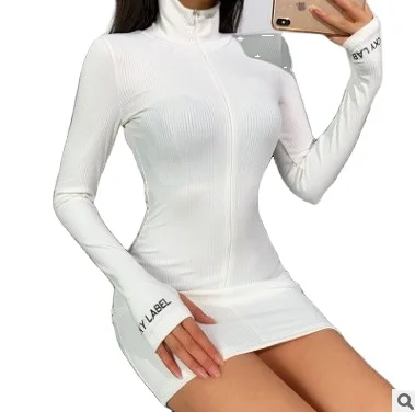 High head embroidered dress women's sports style long sleeve one-step dress, Picture
High head embroidered dress women's sports style long sleeve one-step dress, Picture