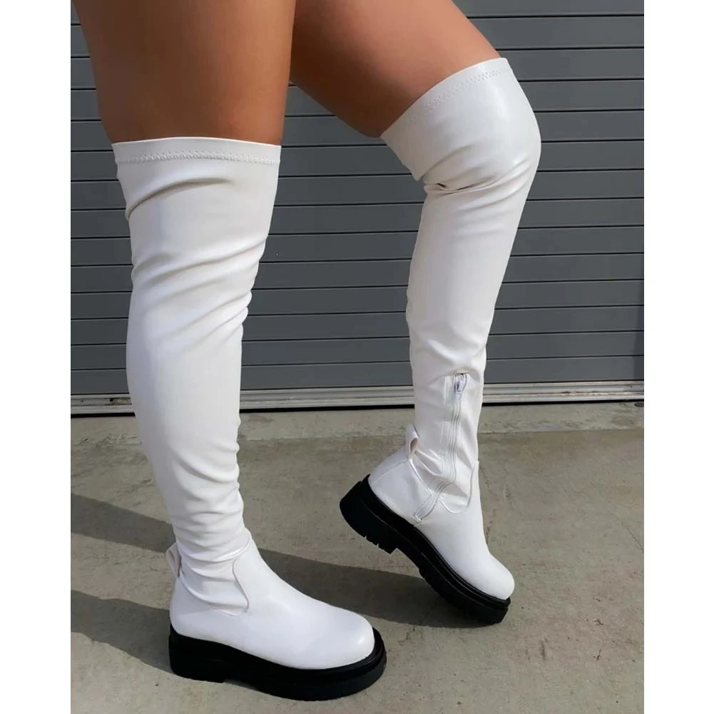 Brand New Ladies Skidproof Chunky Heels Boots Fashion Platform Spring Thigh High Boots Women 2022 Stylish Leisure Shoes Woman
Brand New Ladies Skidproof Chunky Heels Boots Fashion Platform Spring Thigh High Boots Women 2022 Stylish Leisure Shoes Woman