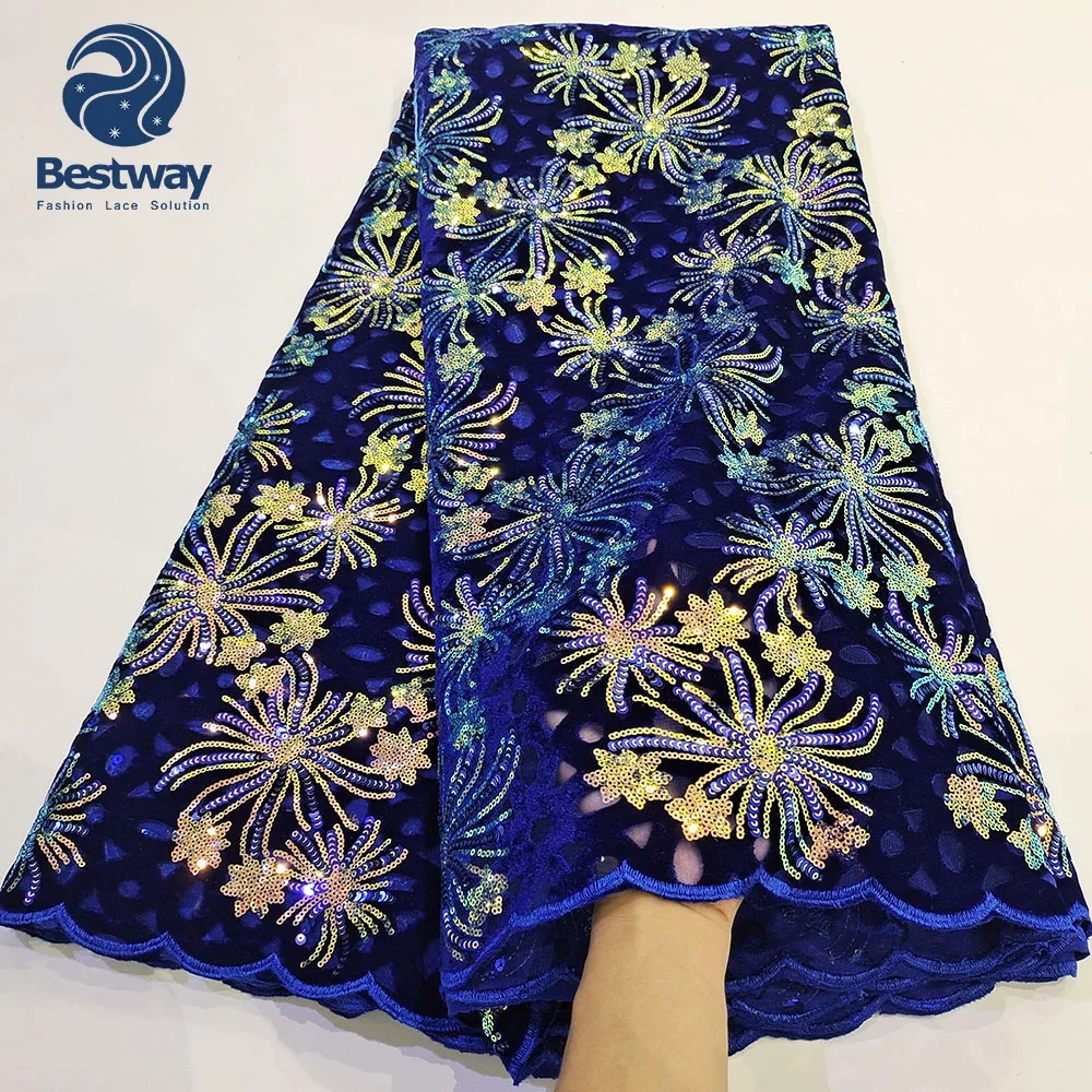 Fancy Laces Online Royal Blue Velvet Net Lace Fabric For Dress Making, Accept customized color
Fancy Laces Online Royal Blue Velvet Net Lace Fabric For Dress Making, Accept customized color