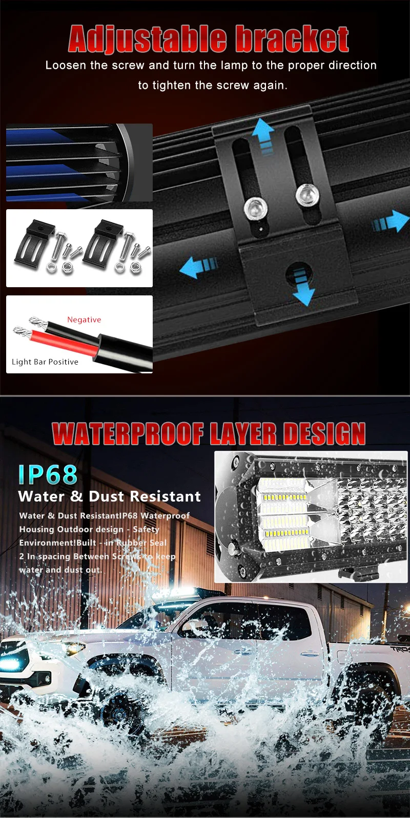 E-mark CE ROHS 100000 Lumen 12D 4 ROW 22" 32" 42" 52" Inch 24Volt Curved 12 Volt 22 inch car led light bar