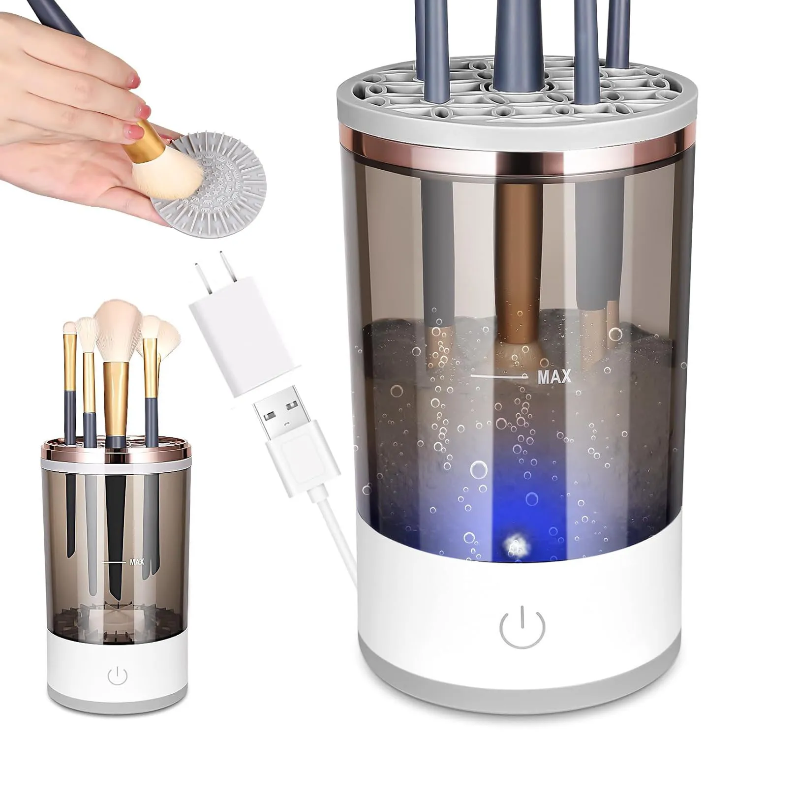 automatic electric Spinning Makeup Brush Cleaner Makeup Brush Washing Machine make up brush cleaner and dryer
automatic electric Spinning Makeup Brush Cleaner Makeup Brush Washing Machine make up brush cleaner and dryer