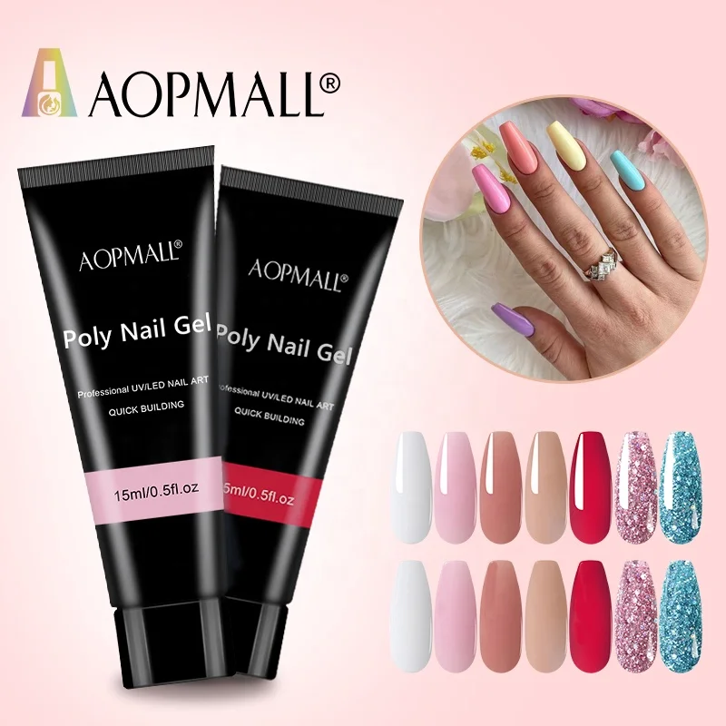 AOPMALL Nail Art Best Selling Products Semi Permanent Poly UV Gel Nail Varnish Art Designs Salon Tip
AOPMALL Nail Art Best Selling Products Semi Permanent Poly UV Gel Nail Varnish Art Designs Salon Tip