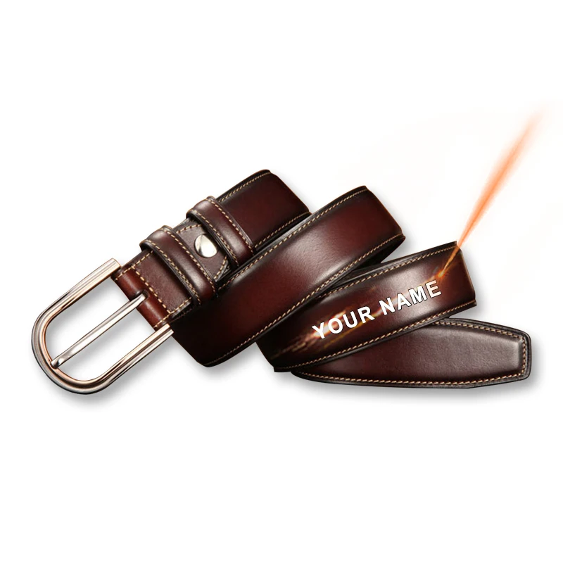 Free Engraving Genuine Leather Classic Vintage Pin Buckle Black Brown Men Luxury Casual Reversible Pants Belt
Free Engraving Genuine Leather Classic Vintage Pin Buckle Black Brown Men Luxury Casual Reversible Pants Belt