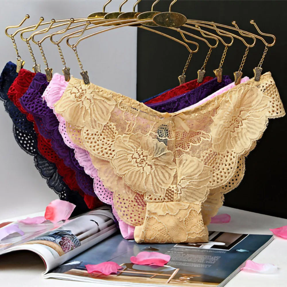 Women's Hollow Out Flower Lace Seamless Fabric Panties Briefs Underpants Girls panties
Women's Hollow Out Flower Lace Seamless Fabric Panties Briefs Underpants Girls panties