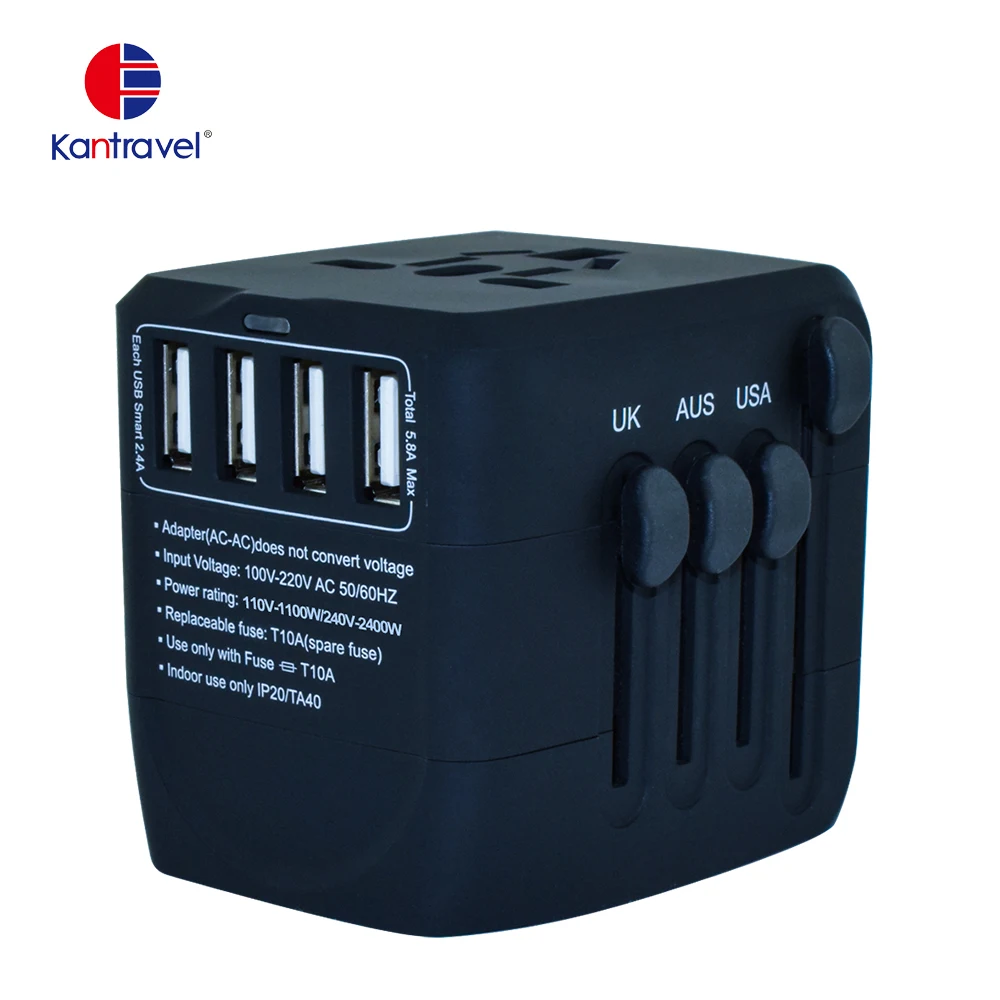 worldwide Travel Plug 4 USB + type C Ports AC Outlet portable Adapter custom logo universal usb travel adapter 10a gift, White color (customized )
worldwide Travel Plug 4 USB + type C Ports AC Outlet portable Adapter custom logo universal usb travel adapter 10a gift, White color (customized )