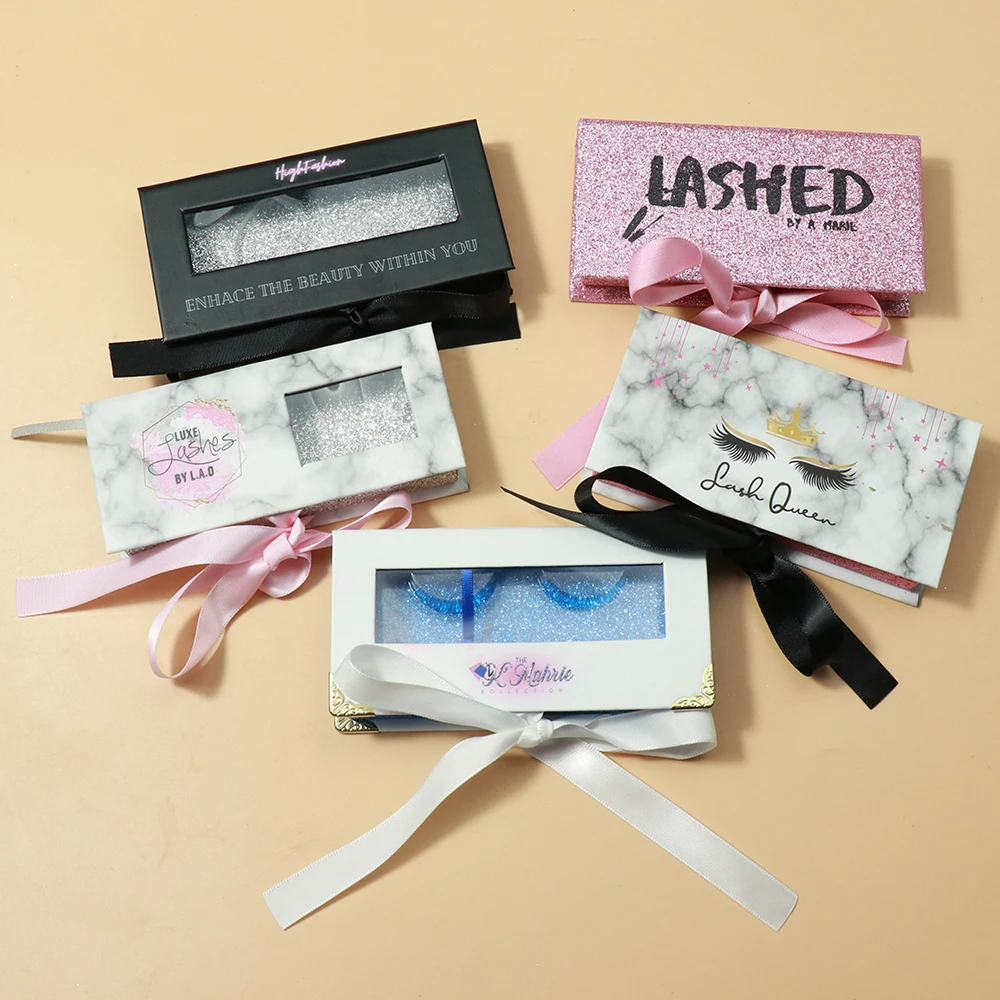 Wholesale free design custom logo premium magnetic pink mink eyelash lashpackaging box with ribbon, Customized color
Wholesale free design custom logo premium magnetic pink mink eyelash lashpackaging box with ribbon, Customized color