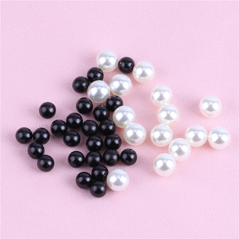 DIY Clothing Accessories Black Beige No Hole Imitation Pearl Leathercraft Repair Pearl Knitting Lace Hat Hair Accessories 100pcs
DIY Clothing Accessories Black Beige No Hole Imitation Pearl Leathercraft Repair Pearl Knitting Lace Hat Hair Accessories 100pcs