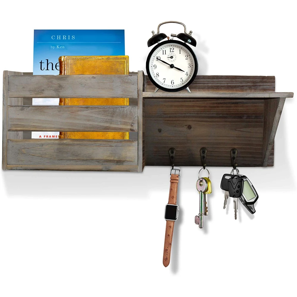 Free Shipping Entryway Mud Room Shabby Chic Rustic Wall Mounted Key Hooks Mail Holder Organizer
Free Shipping Entryway Mud Room Shabby Chic Rustic Wall Mounted Key Hooks Mail Holder Organizer