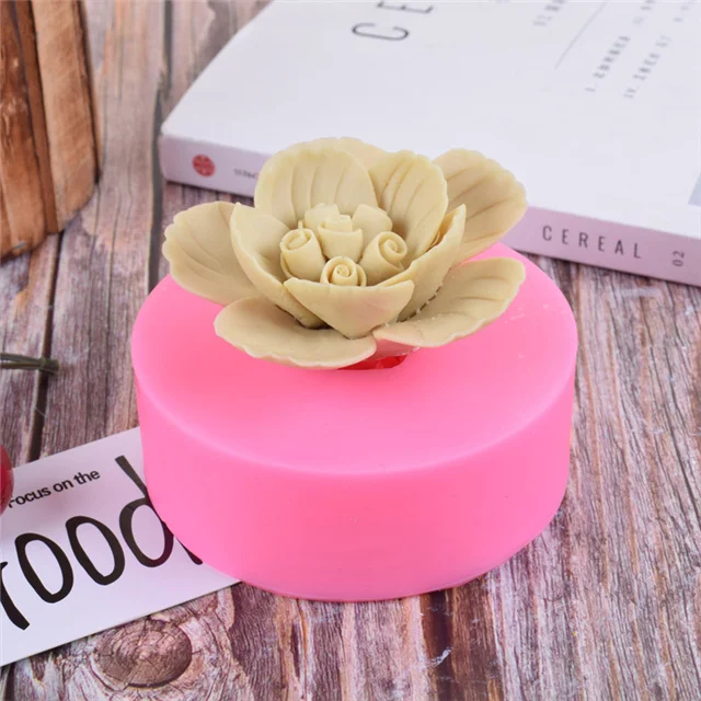 Diy Handmade Fondant Baking Cake Decoration Epoxy Mold Flower Three-dimensional 3D Fondant Silicone Mold Kitchen Accessories, As show
Diy Handmade Fondant Baking Cake Decoration Epoxy Mold Flower Three-dimensional 3D Fondant Silicone Mold Kitchen Accessories, As show