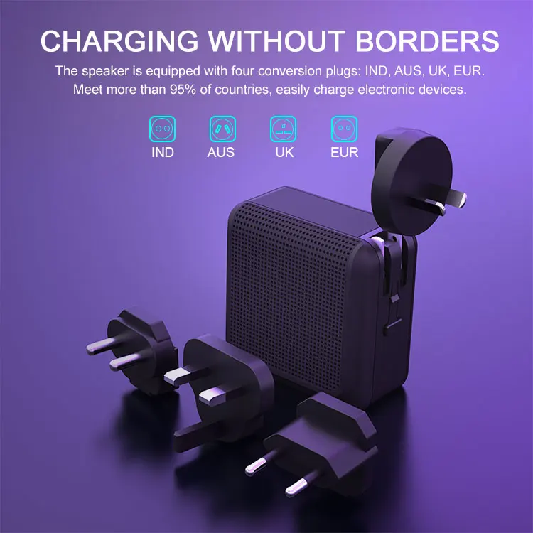 2019 new arrival 5.0 bluetooth system with power bank 5000mAh battery inside ministudio type-C USB port - ANKUX.COM