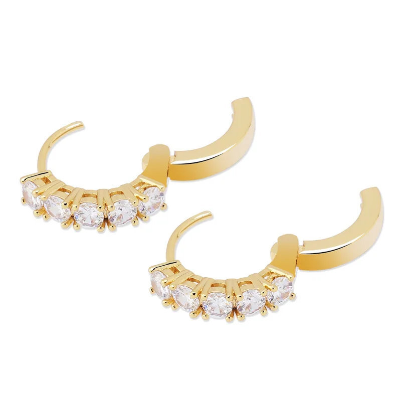 New style handmade Prong Setting big zircon Bling round Lady Crystal hoop earrings circle jewelry women gold hoop earrings, Color: gold, silver
New style handmade Prong Setting big zircon Bling round Lady Crystal hoop earrings circle jewelry women gold hoop earrings, Color: gold, silver
