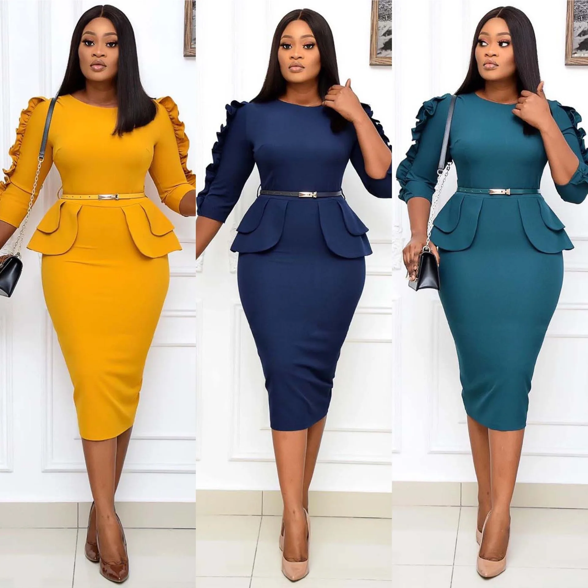 Nice hot explosions Slim was thin big yards pencil skirt bodycon elegant women dresses
Nice hot explosions Slim was thin big yards pencil skirt bodycon elegant women dresses