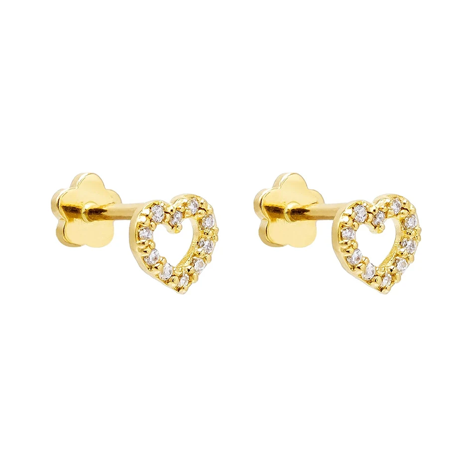 romantic style 18k gold plated jewelry noble 925 sterling silver trendy diamond heart stud earrings for women party
romantic style 18k gold plated jewelry noble 925 sterling silver trendy diamond heart stud earrings for women party