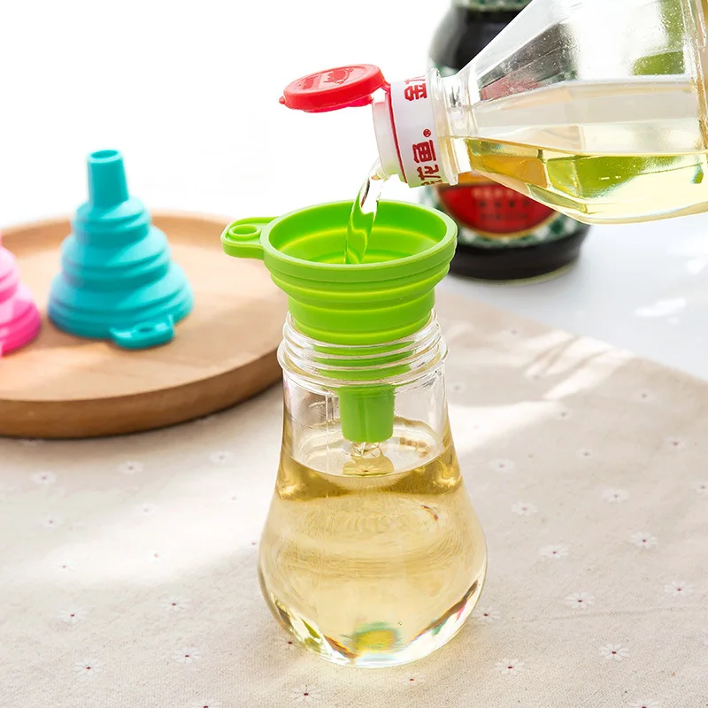 Amzon Hot Sale Kitchen Tool DIY Food-Grade Folding Silicone Funnel Household Liquid Dispensing Mini Funnel, Multi-colors
Amzon Hot Sale Kitchen Tool DIY Food-Grade Folding Silicone Funnel Household Liquid Dispensing Mini Funnel, Multi-colors