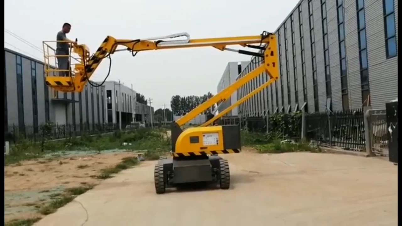 20m Self Propelled Cherry Picker Lift Telescopic Aerial Work Platform