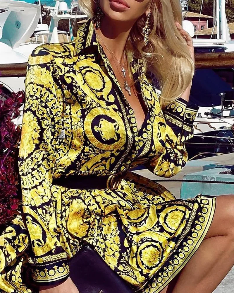 Fashion Vintage Womens Boho Dress 2020 Spring Loose Long Sleeve Party A-Line Dress Ladies Sexy V-neck Swing Short Mini Dresses
Fashion Vintage Womens Boho Dress 2020 Spring Loose Long Sleeve Party A-Line Dress Ladies Sexy V-neck Swing Short Mini Dresses