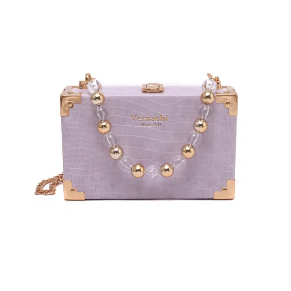 Fashin Stone Pattern Small Shoulder Beaded Pearl Chain Cross Bag PU Leather Box Bags
Fashin Stone Pattern Small Shoulder Beaded Pearl Chain Cross Bag PU Leather Box Bags