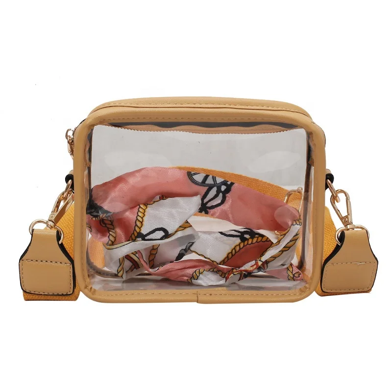 Cute Scarves Small Square Handbag Summer Transparent Crossbody Girls Bag Women Clear Pvc Beach Shoulder Bag With Wide Strap, Black,white, yellow, pink
Cute Scarves Small Square Handbag Summer Transparent Crossbody Girls Bag Women Clear Pvc Beach Shoulder Bag With Wide Strap, Black,white, yellow, pink